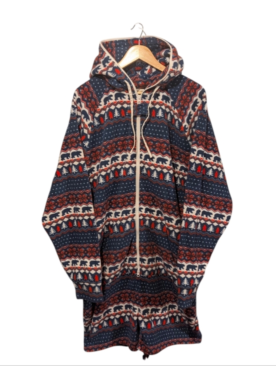 chubbies Other - Chubbies Loungewear Hooded Zip-Up Pullover with Nordic Bear Pattern Size 2XL